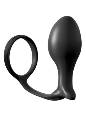 Ass-Gasm Cock Ring Advanced Plug